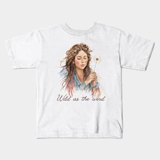 Wild As The Wind Kids T-Shirt